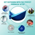 thumbnail image 4 of Hamaca ERUW para Camping de Nylon 210D Individual/Doble Azul, 4 of 9