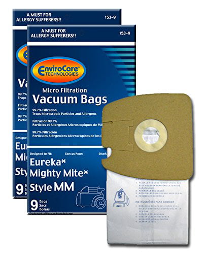 9 Vacuum Bags for Eureka Mighty Mite 3685B 