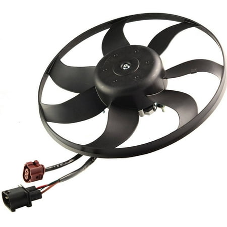 - TOPAZ 1K0959455EA Left Cooling Fan Motor Assembly for Volkswagen Golf Jetta