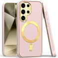 thumbnail image 4 of For Samsung Galaxy s24 Ultra Ultimate Quality PU Leather Hybrid Case Cover - Light Pink, 4 of 4