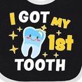 thumbnail image 4 of Inktastic I Got My 1st Tooth with Cute Tooth Baby Boys or Girls Baby Bib, 4 of 4