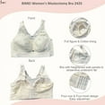 thumbnail image 4 of BIMEI Women Mastectomy Bra Breast Prosthesis with Pockets Wirefree Comfort Everyday Bra 2425,Beige,40B/C/D/E, 4 of 7