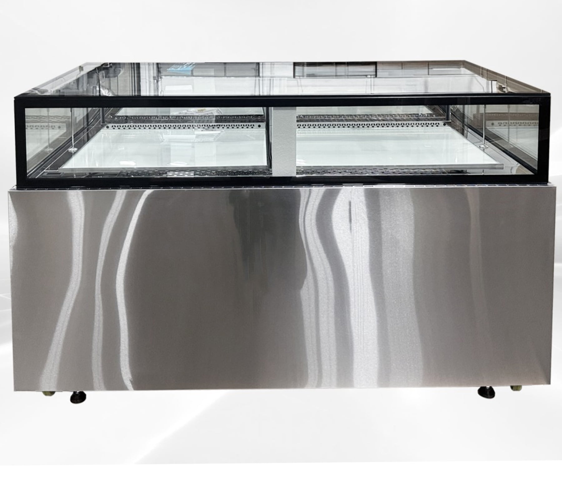 71" Commercial Refrigerated Bakery Display Case, Luxury Cake Showcase Refrigerator, LED Lighting, ETLCertified