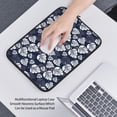 thumbnail image 6 of Bingfone White Leaves Laptop Sleeve Case 13 inch , 360° Protective Computer Carrying Bag, 6 of 8