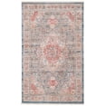 thumbnail image 2 of Safavieh Kenitra Zlata Oriental Polyester Area Rug, Blue/Ivory, 3' x 5', 2 of 10