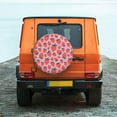 thumbnail image 4 of Haiem Spare Tire Cover , Wheel Cover with Cartoon Strawberry printed, Camper Spare Tire Cover Fit for Jeep Wrangler Rv SUV Truck Travel Trailer-14 inch, 4 of 8