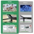 thumbnail image 3 of JULY'S SONG 12'x6' Outdoor Greenhouse Kit, Polycarbonate Green House for Outside w/Vent Window, Aluminum Heavy Duty Green Houses with Reinforce Connector, Lockable Walk In Greenhouses for Patio, 3 of 9