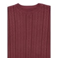 thumbnail image 5 of Modern Moments by Gerber Toddler Girl Pointelle Sweater and Pant Set, 2-Piece, Sizes 12 Months - 5T, 5 of 9