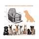 thumbnail image 2 of Asiento Del Coche De Seguridad Para Mascotas Huellas Lab.G  Gris, 2 of 5