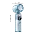 thumbnail image 4 of ICQOVD Personal Cooling Fan Transparent Folding Handheld Fan Portable Compact Powerful Airflow Misting Cooling, 4 of 6
