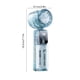 thumbnail image 3 of Transparent Ice-Cool Handheld Folding Fan Portable And Compact-Ideal For Offices Students And Outdoor Use-Powerful Airflow, 3 of 6