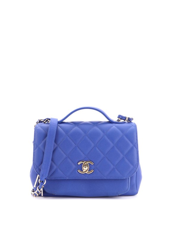 Pre-Owned Business Affinity Flap Bag Quilted Caviar Small By Rebag