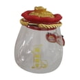 thumbnail image 2 of Adorable bote de vidrio para decoración de año Nuevo, organizador decorativo, mostrador de cocina, contenedor de vidrio, lata de almacenamiento para, 2 of 7