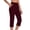 Red, variant on Tqcoqu Womens Capri Pants High Waisted Straight Leg Yoga Leggings with Pockets Workout Summer Pants,Army Green,Women's S-XXL