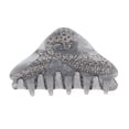 thumbnail image 2 of Pinzas para el pelo con diamantes de imitación grandes para mujer, pinzas, accesorios de moda de estilo gris Yuyangstore Garra de pelo para mujer, 2 of 8