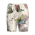 thumbnail image 4 of Wukai Flying Butterflies-1 Men’s Short Pajama Pants With Pockets Soft Sleep Pj Shorts for Men-3X-Large, 4 of 6