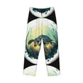 thumbnail image 6 of Daiia Watercolor Turtle3 Men's Sleep Pant with Pockets and Drawstring,Pajama Pants-Medium, 6 of 9