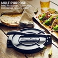 thumbnail image 2 of Uno Casa Cast Iron Tortilla Press 8 Inch with Tortilla Warmer - Bundle of Pre-seasoned Quesadilla, Roti and Pataconera Maker With Taco Shell Warmer i, 2 of 9
