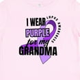 thumbnail image 4 of Inktastic I Wear Purple for My Grandma Lupus Awareness Boys or Girls Baby T-Shirt, 4 of 5
