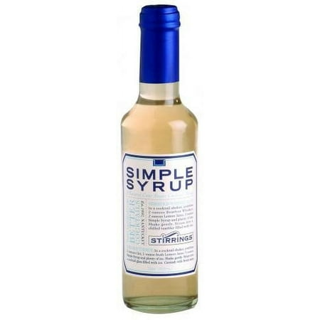 Stirrings Simple Syrup Cocktail Mixer - 12 fl oz Glass Bottle, Pack of (1)