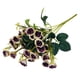 thumbnail image 3 of Ramo de rosas artificiales Advancent 25 cabezas morado oscuro 32cm, 3 of 6
