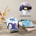 thumbnail image 3 of Cute Purple Whales Tissue Box Cover Leather Square Rectangle Tissue Box Holder for Bathroom Living Room Desk Office Decor, 3 of 7
