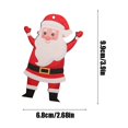 thumbnail image 3 of Fiudx Liquidación navideña Adorno colgante para árbol de Navidad, decoración de escena navideña, adorno colgante para puerta de Navidad, decoración para el día de Navidad, decoración colgante, 3 of 6