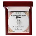 thumbnail image 1 of To Mom Remembrance Message Mother's Love is Forever Forever Necklace w Message Card, 1 of 8
