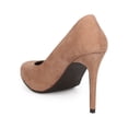 thumbnail image 3 of New Women Breckelles Audrey-11 Suede Almond Toe Classic Stiletto Pump Size, 3 of 5
