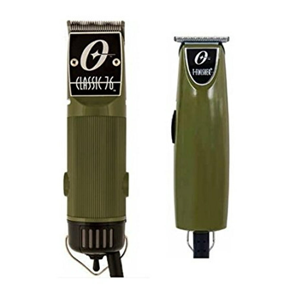 Oster Classic 76 Professional clipper Olive Green Color + T-Finisher