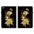thumbnail image 2 of Allytechgroup Sleek & Stylish iPad Air 11 Case 2024, Durable Apple iPad Air Case 11 inch 2024 with Flip Cover and Multi-Angle Viewing Stand for Women Men, Gold Butterfly, 2 of 6
