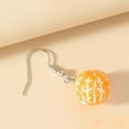 thumbnail image 6 of tasrioml 1 Pair Vivid Charming Bright Color Dangle Earrings Lovely Fruit Orange Drop Hook Earrings Jewelry Acessories, 6 of 7