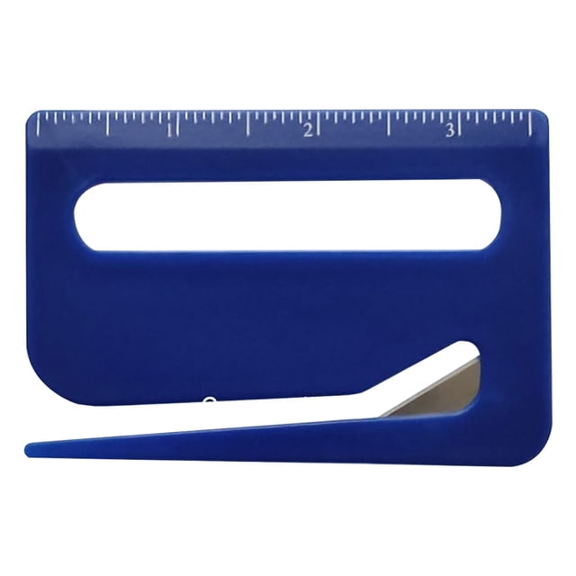 Tool Kit for Home, Envelope Opener Letter Opener Envelope Slitter Mail Opener Tool Package Opener Cutter Wrapping Paper Cutter with Concealed Magnifying Glass Scale Package Opener Tools