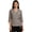Brown, variant on Women Unisex Adaptive Recovery Clothing Adults Chemo Shirt with Chemo Port Access Brown L