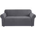 thumbnail image 1 of SHILIU-Stretch Sofa Slipcover 1 Piece Oversize Sofa Cover with Elastic Bottom, Jacquard Polyester Spandex Furniture Protector Sofa Covers for Living Room,Machine Washable, XL Sofa, Charcoal Gray, 1 of 4