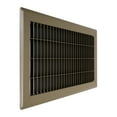 thumbnail image 5 of Fits 8x14 Duct Opening | Return Air Floor Grille by Handua| Walkable Vent Cover Grill for Floor | Brown | Heavy Duty Fixed Blades | Outer Dimensions: 9.75"W X 15.75"H, 5 of 9