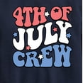 thumbnail image 3 of Instant Message - Fourth Of July Crew - Toddler & Youth Crewneck Fleece Sweatshirt, 3 of 6
