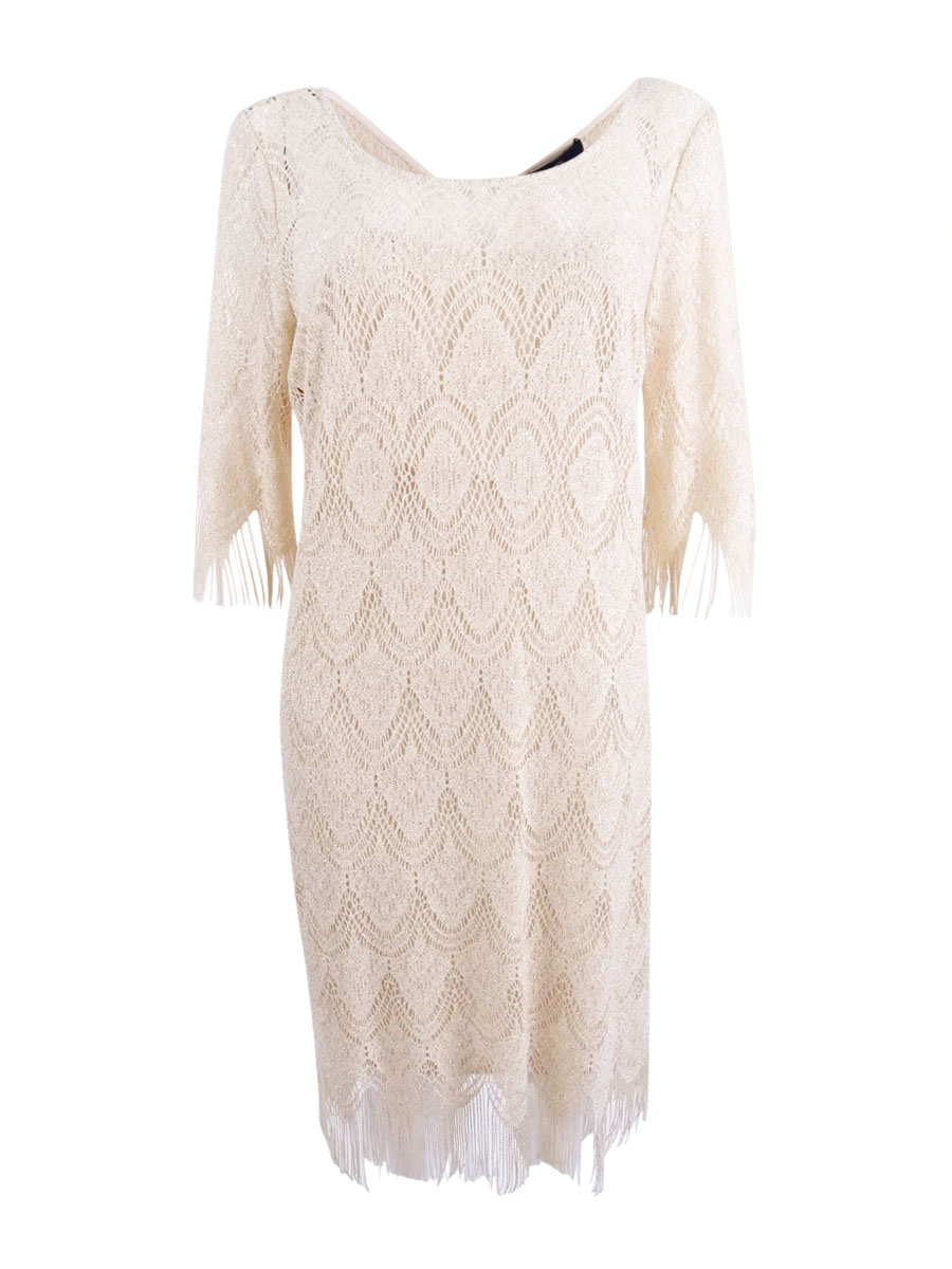 fringe sheath dress