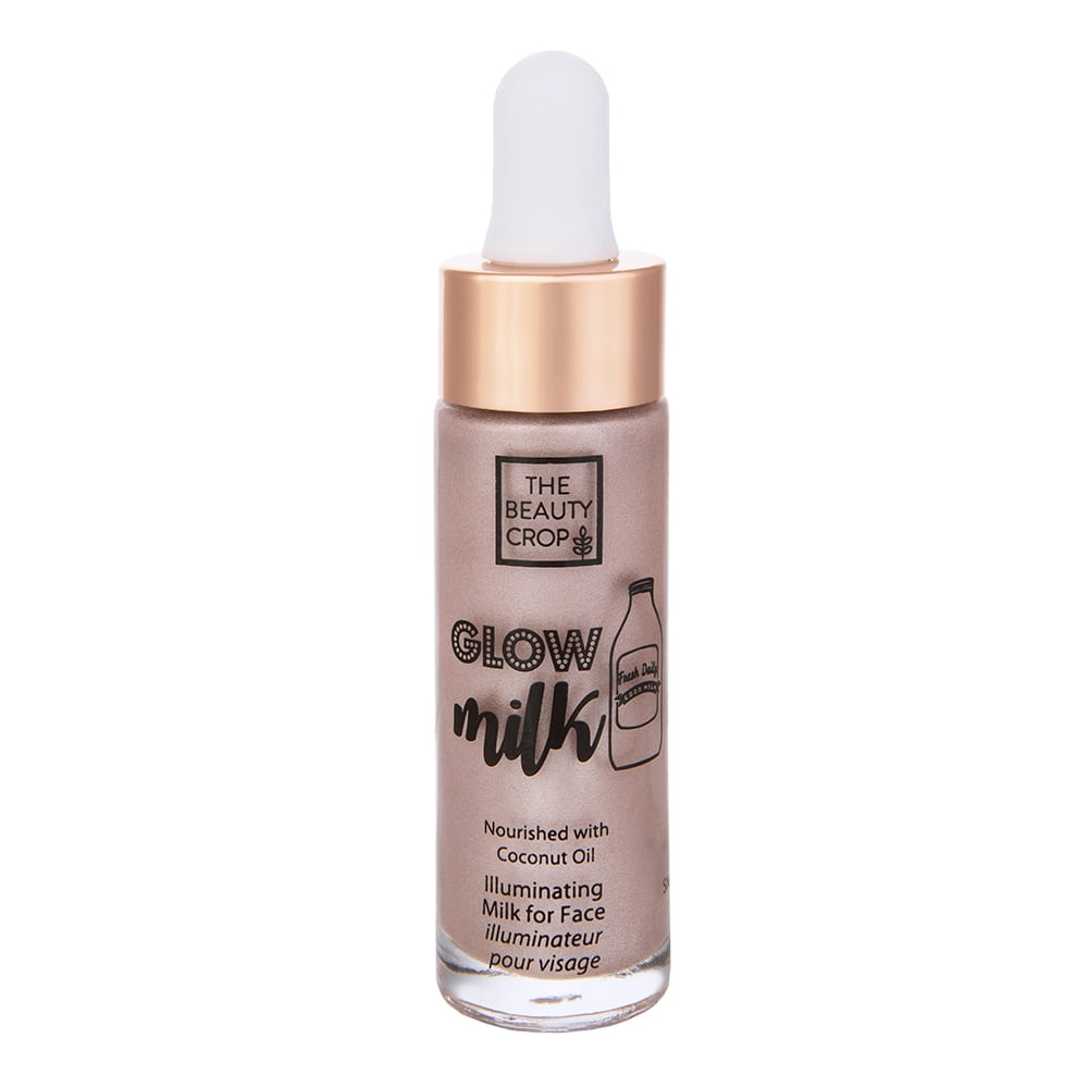The Beauty Crop Glow Milk Liquid Highlighter Dropper, Peachin