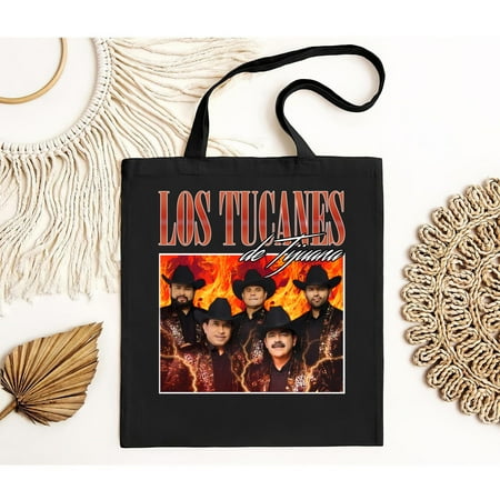 vintage Los Tucanes de Tijuana Tote Bag-TH4012