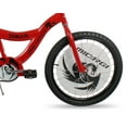 thumbnail image 4 of Micargi 20" BMX S-Type Frame Coaster Brake One Piece Crank Black Rims Black Tire Red Bike, 4 of 4
