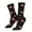 3 Black, variant on Disco Mirror Ball Crew Socks for Men & Women, Breathable Casual Athletic Ankle Socks