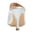 thumbnail image 4 of Journee Womens Shiyza Mules High Stiletto Pointed Toe Pumps, 4 of 10