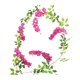 thumbnail image 2 of Ganfancp 6.23Ft Guirnalda de Flores con Guirnalda de Flores Falsas Vides Florales para La Boda Inicio Partido Camino de Mesa Decoración Flor Artificial Vides Seda Falsa Artículos En Liquidación 1X Fl, 2 of 6