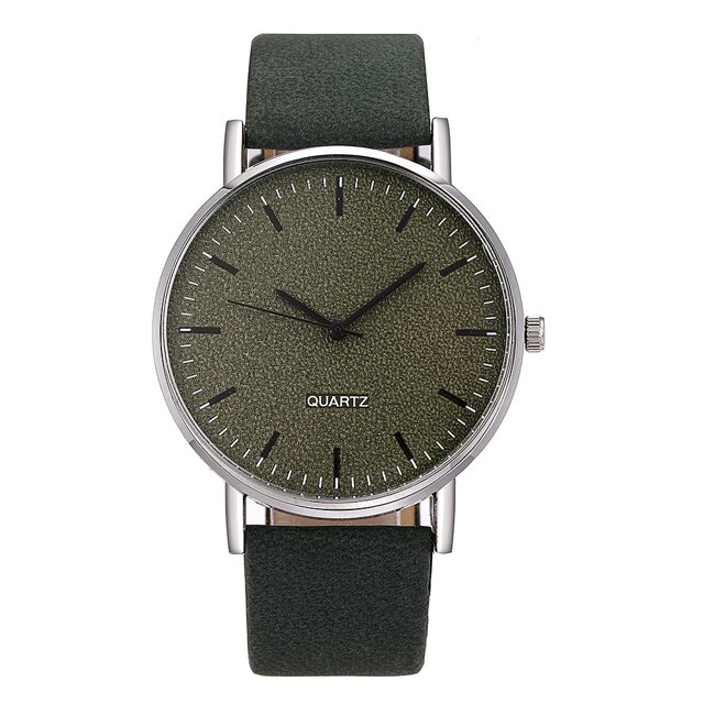 Reloj de cuarzo para hombre, informal, elegante, a la moda, sencillo, sin palabras, con correa de escala, reloj para hombre