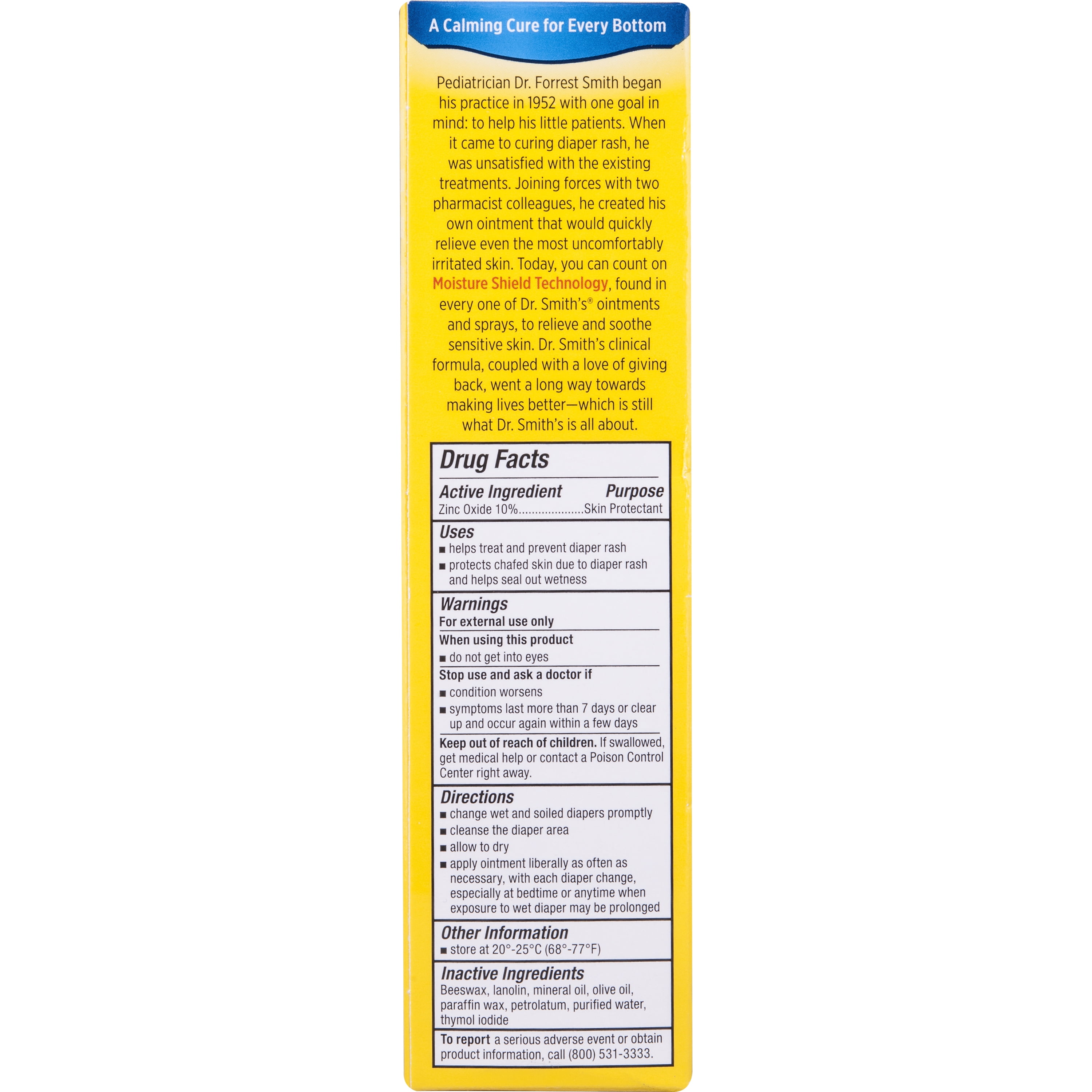 Dr. Smith s Premium Blend Diaper Ointment 3 oz tube