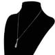 thumbnail image 4 of Colgante Yinane Gota Cristal con Cadena Larga oro rosa Plata antigua, 4 of 8