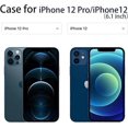thumbnail image 2 of Funda para iPhone 12 Pro/iPhone 12, diseño de elefante y corazón con ranura para tarjetas, soporte plegable, tapa magnética, compatible con iPhone 12, 2 of 5