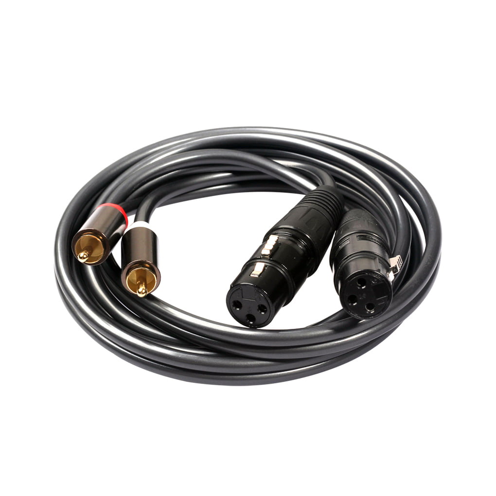 RCA XLR Female Split/Y-Lead Sommer Cable Neutrik & Rean Gold Connectors 