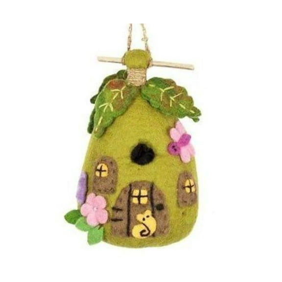 DZI Handmade Designs DZI484019 Fairy House Felt Birdhouse